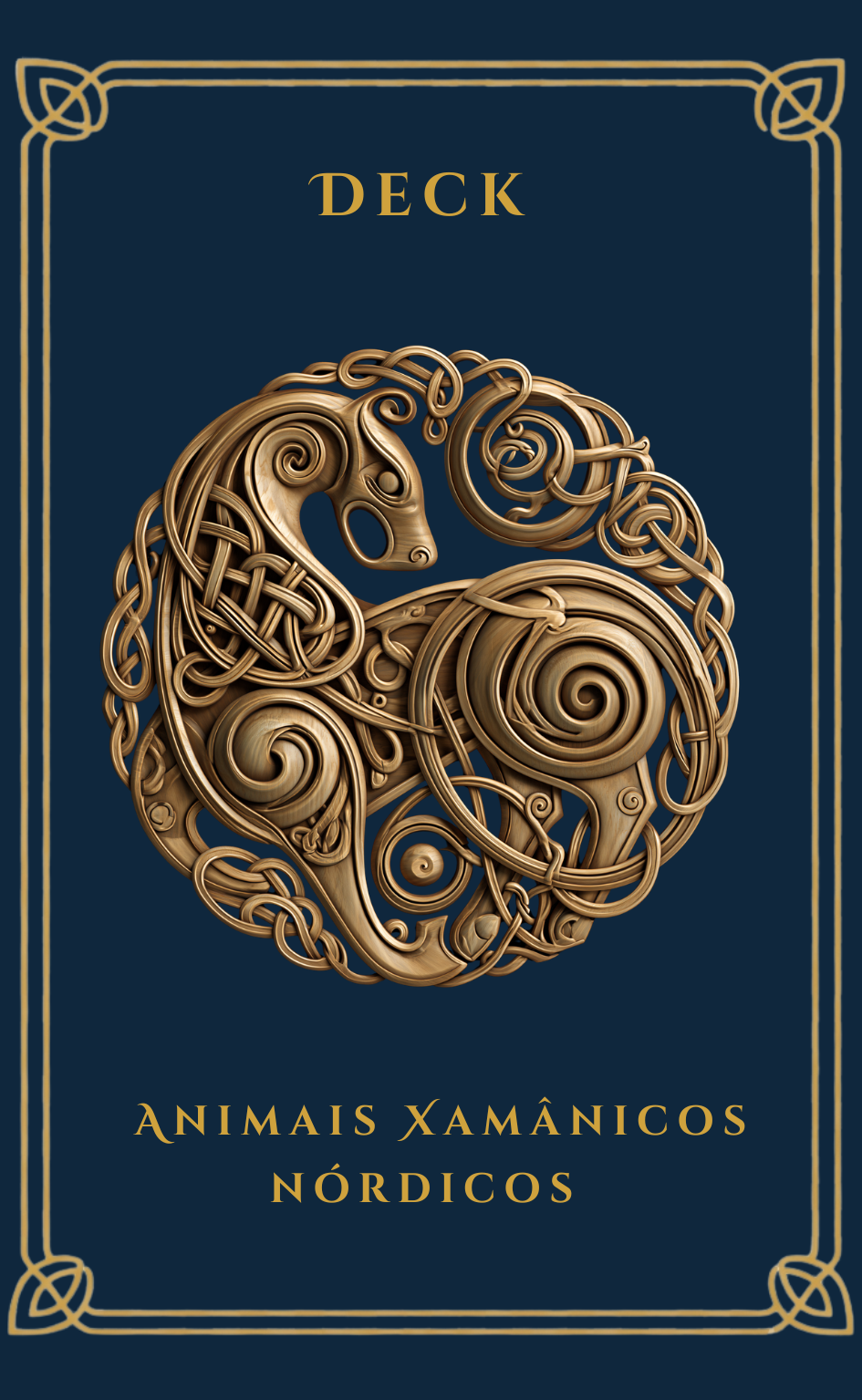 Capa do Deck dos Animais Xamânicos Nórdicos